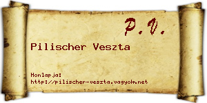 Pilischer Veszta névjegykártya